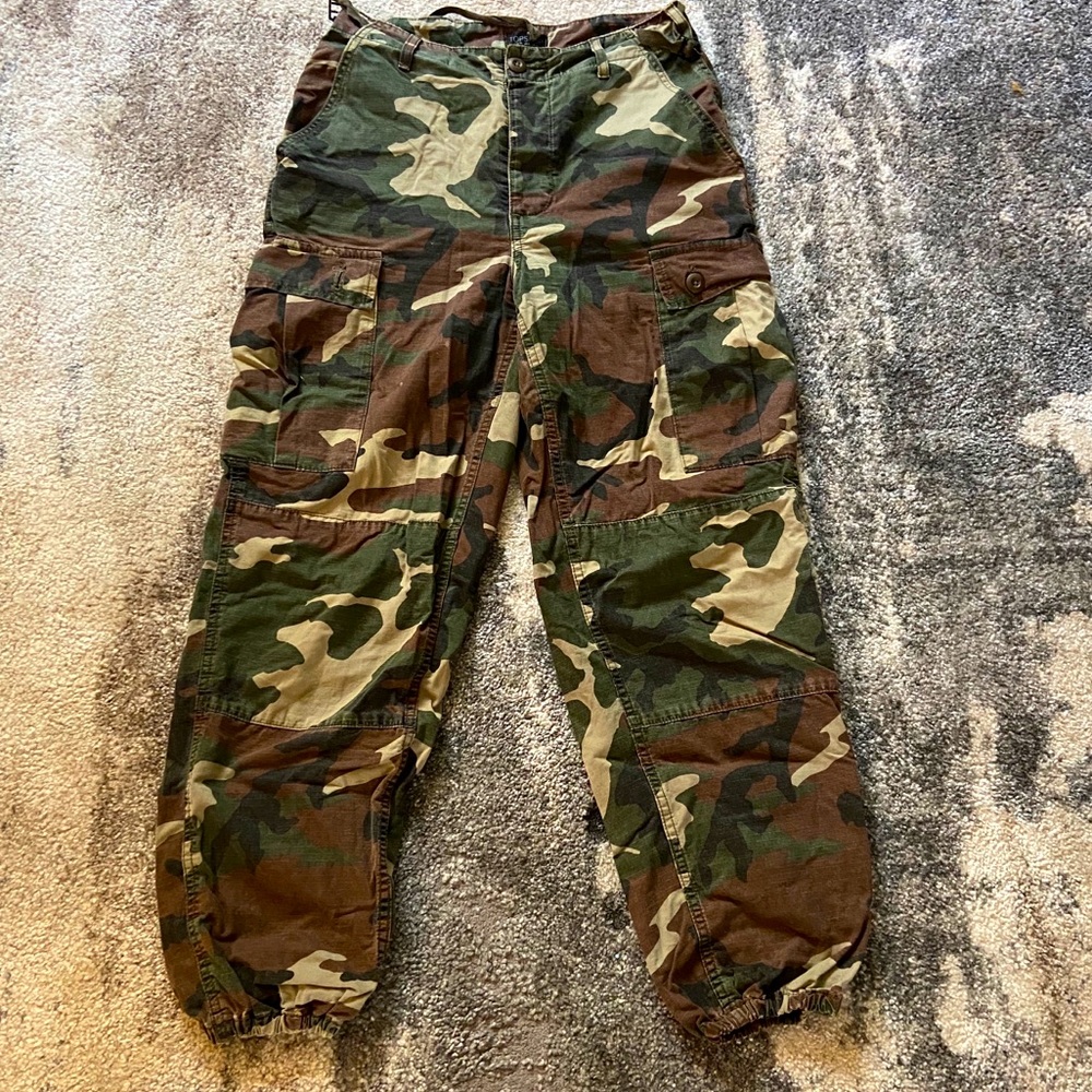TOPSHOP TRENDY ARMY CARGO PANTS